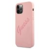 Guess GUHCP12LLSVSPI iPhone 12 Pro Max6,7 różowy/pink hardcase Script Vintage